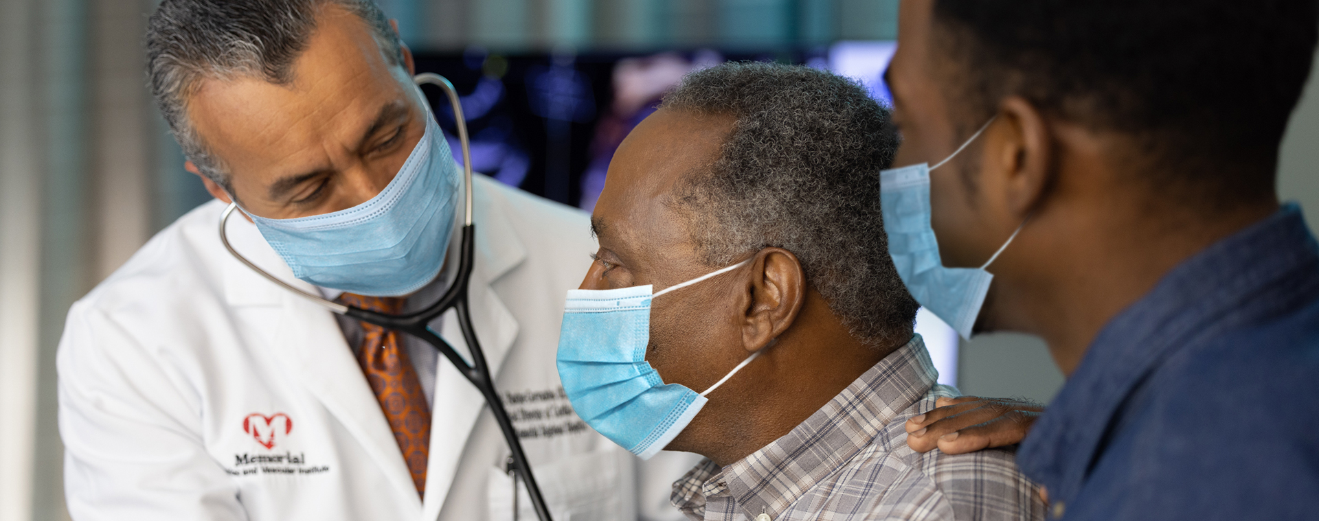 Dr. Pastor with patient