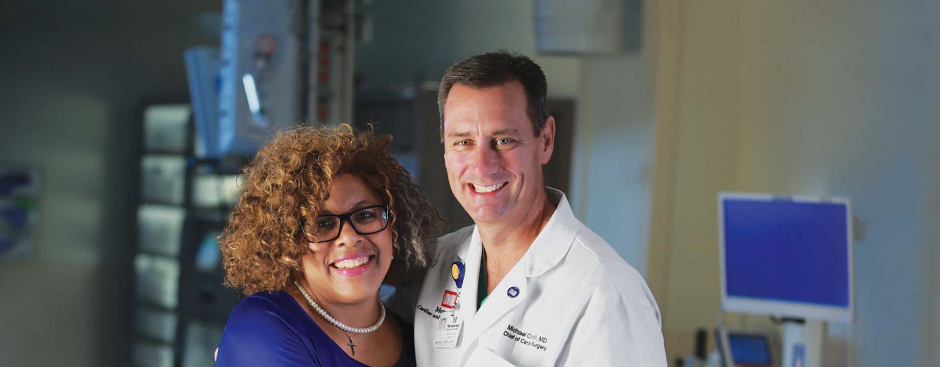 Michael Cortelli, MD with patient