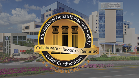 memorial regional hospital geriatric fracture recertification logo