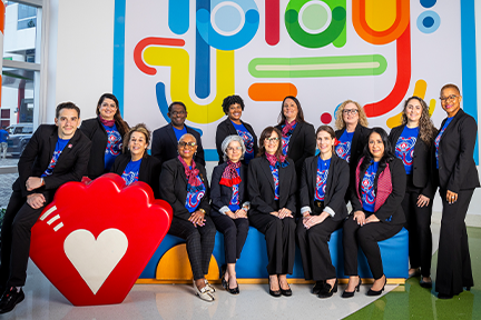 Joe D nursing leaders at Magnet celebration