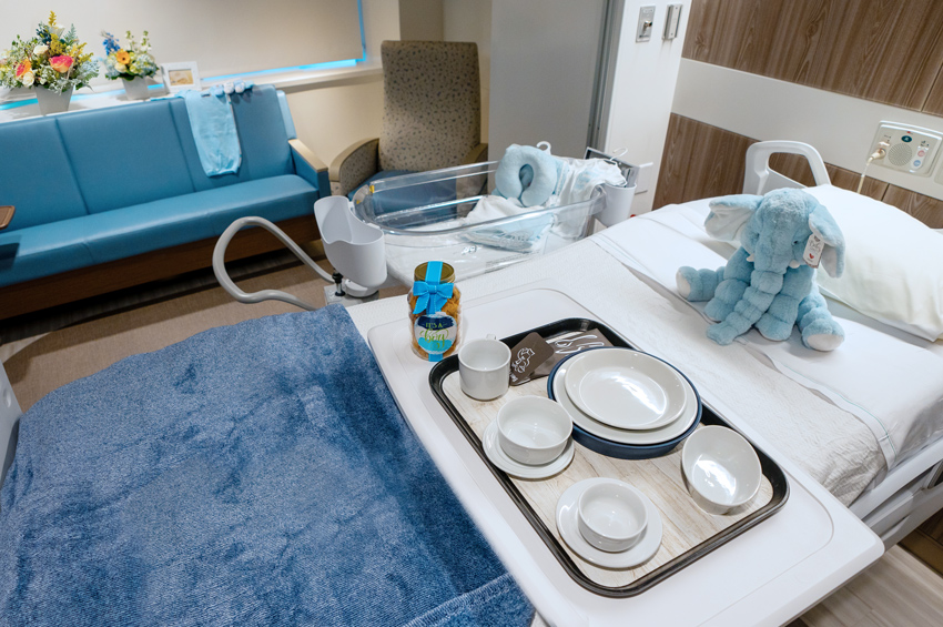 Antepartum area at the new Memorial Regional Family Birthplace