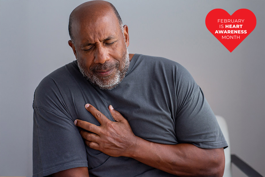 Man having a Heart Flutter