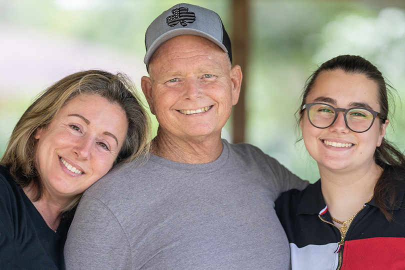 Richard, who had leukemia and Hugo Fernandez, MD