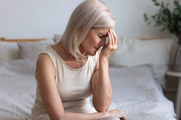Senior Woman Having a Stroke