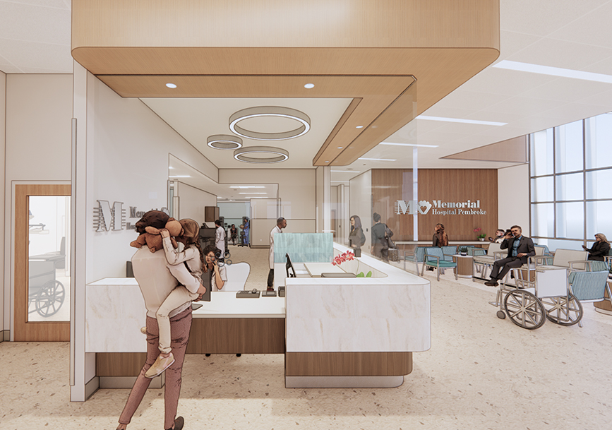 Pembroke Freestanding ER Waiting Room