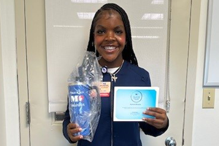 Hannah Williams, Volunteer Spotlight Award recipient