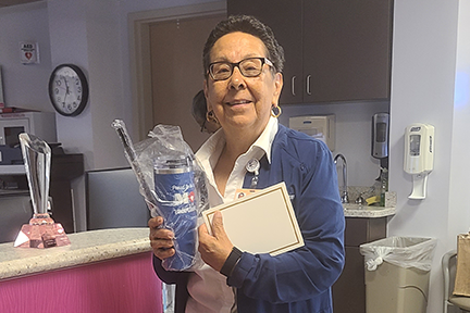 Ligia, Volunteer Spotlight Award recipient