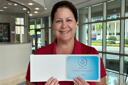 Maria Quesada, Volunteer Spotlight Award recipient