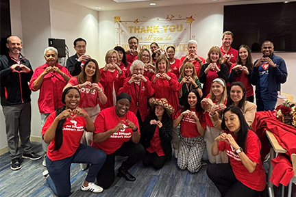 Joe D volunteers at the annual Volunteer Appreciation event