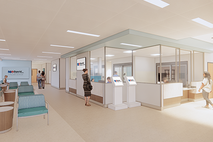 FSED Red Road registration area rendering