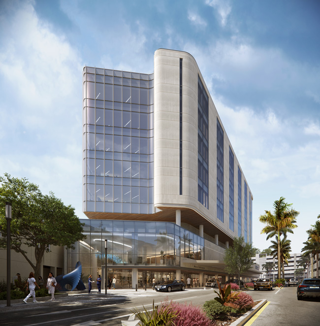 New Tower rendering street view - Memorial Regional