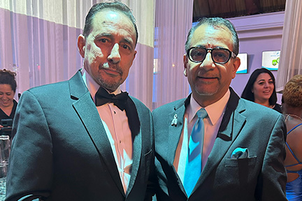 Eduardo with Dr. Raez