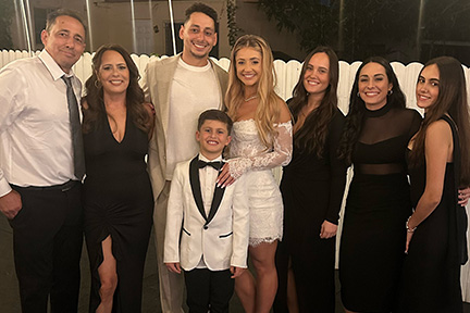 Eduardo with his family