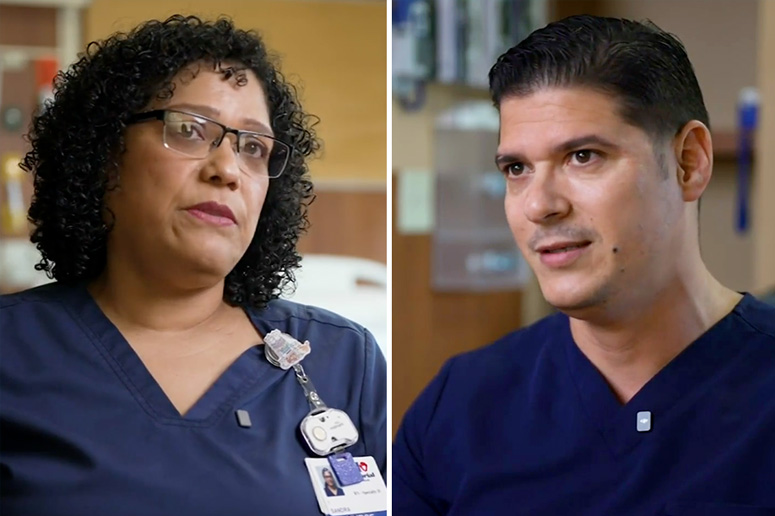 Cancer Patients Sandra Stephens and Rafael Prado