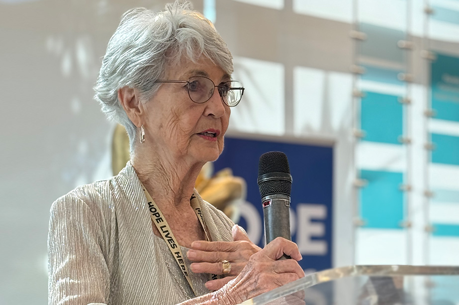 Patricia at the Memorial Healthcare System Cancer Institute