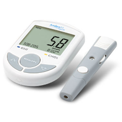 glucometer and finger prick
